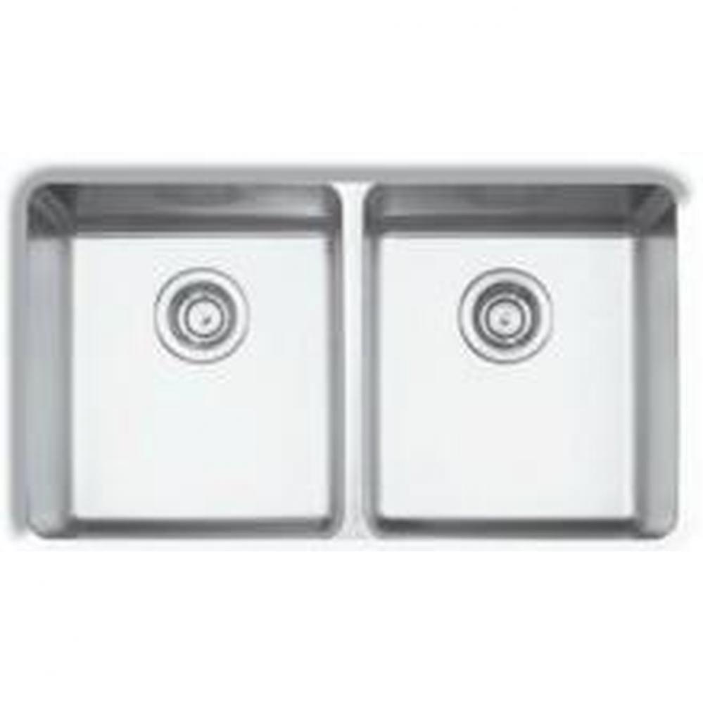 Double bowl 16 Gauge 28x16 sink