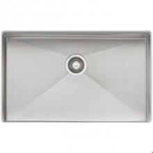 Oliveri 1190U - 16 gauge 30x18x10 deep single fabricated
