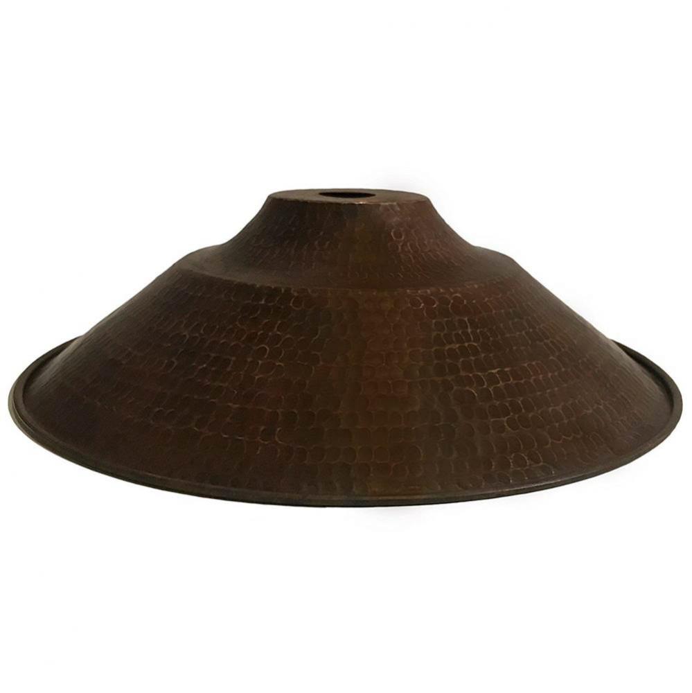 Hand Hammered Copper 13'' Large Pendant Light Shade