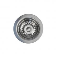 Premier Copper Products D-132BN - 3.5'' Kitchen, Prep, Bar Basket Strainer Drain - Brushed Nickel