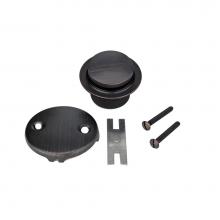 Premier Copper Products D-302ORB - Tub Drain Trim and Two-Hole Overflow Cover for Bath Tubs - Oil Rubbed Bronze