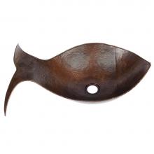 Premier Copper Products PVFHDB - Fish Vessel Hammered Copper Sink