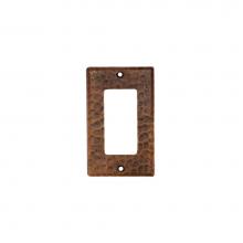 Premier Copper Products SR1 - Copper Single Ground Fault/Rocker GFI Switchplate Cover