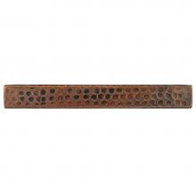 Premier Copper Products T18DBH_PKG4 - 1'' x 8'' Hammered Copper Tile - Quantity 4