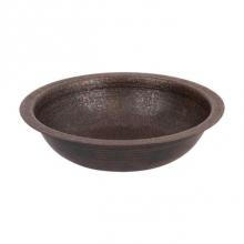 Premier Copper Products TFLR16DB - 16'' Round Under Counter Terra Firma Copper Sink