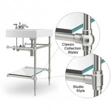Palmer Industries SS5R-PVD - Shelf Support 1.5'' Rail in PVD