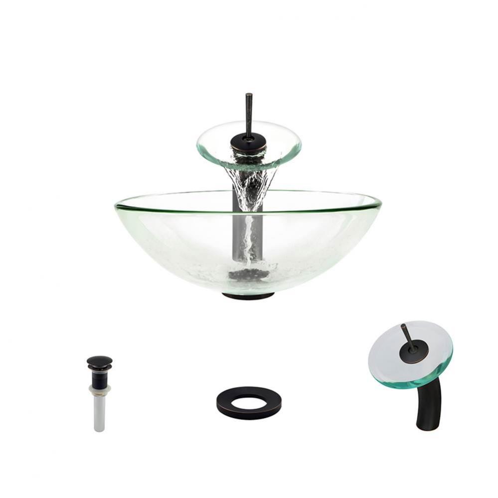 P106 Crystal-ABR Bathroom Waterfall Faucet