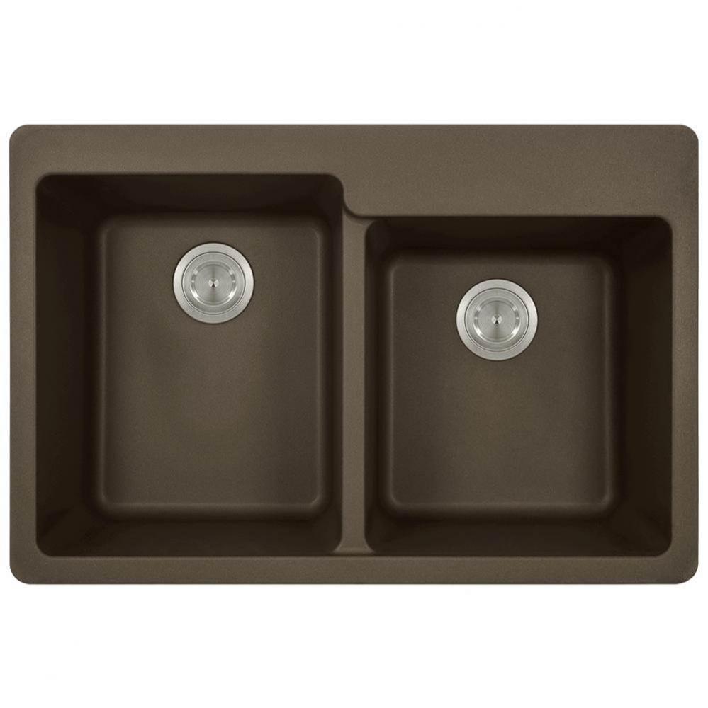 Double Offset Bowl Topmount AstraGranite