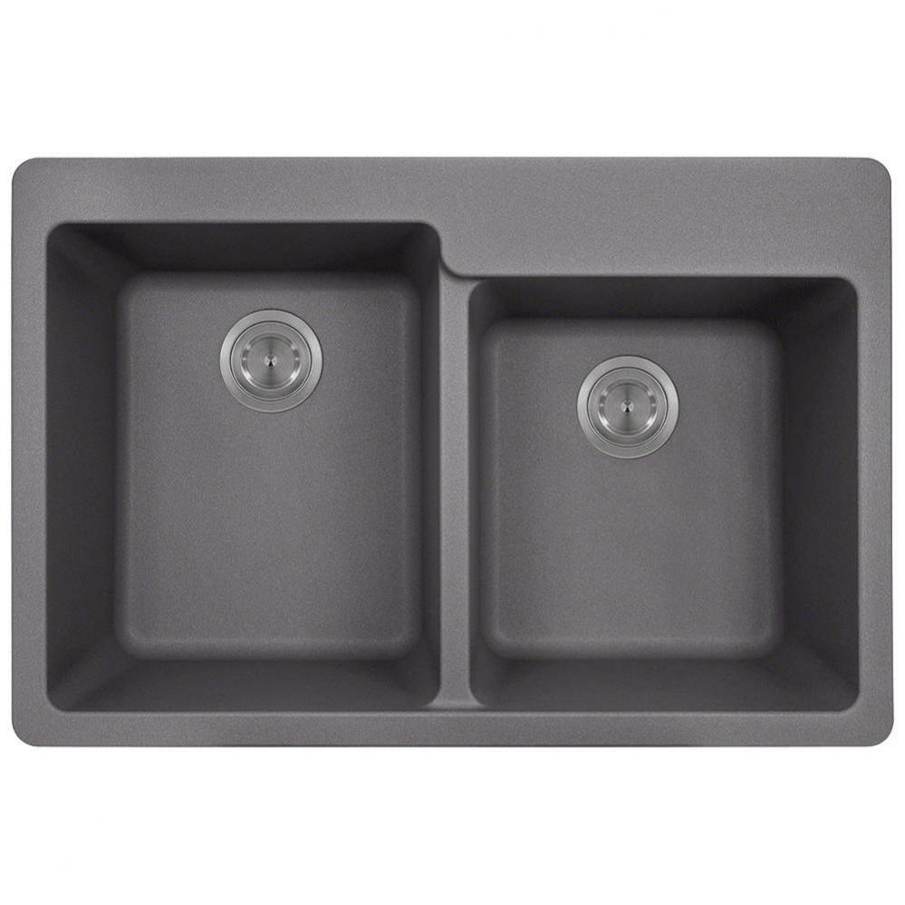 Double Offset Bowl Topmount AstraGranite