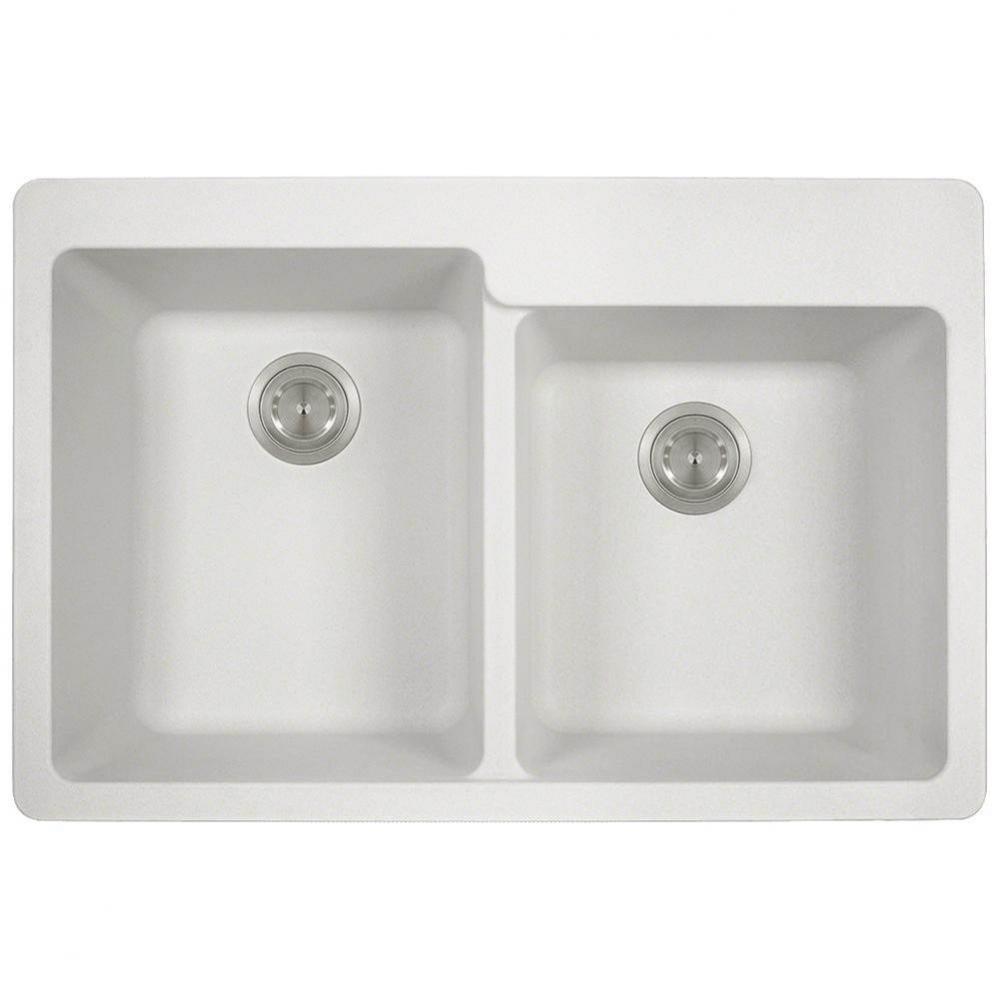 Double Offset Bowl Topmount AstraGranite