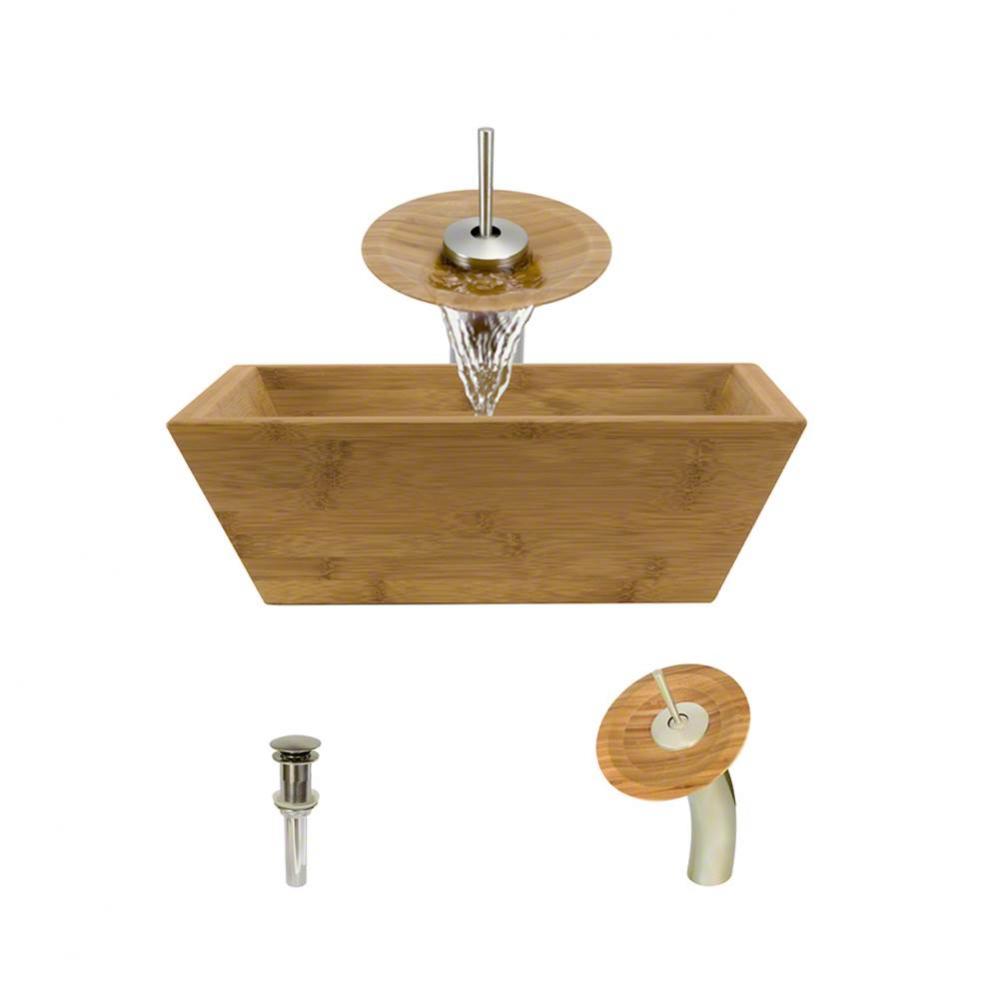 P098-BN Bathroom Waterfall Faucet