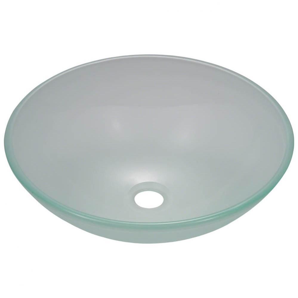 Frosted Glass Vessel