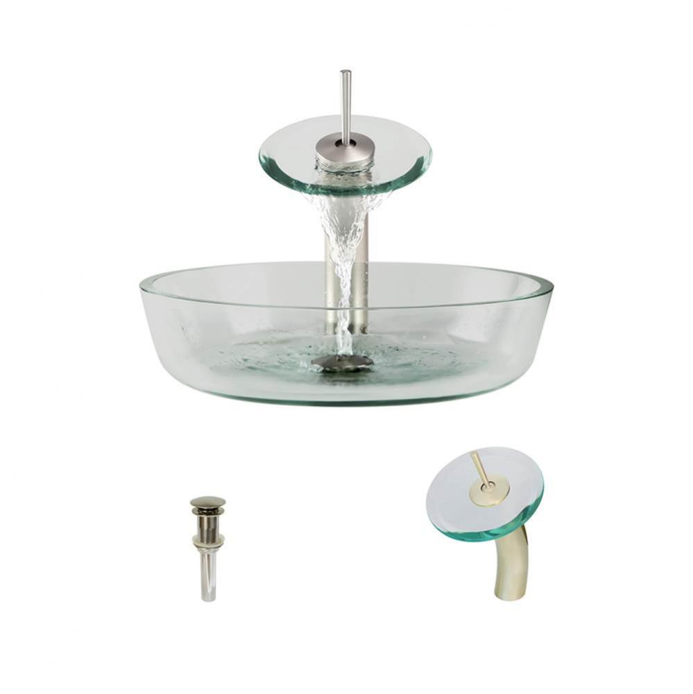 P526-BN Bathroom Waterfall Faucet