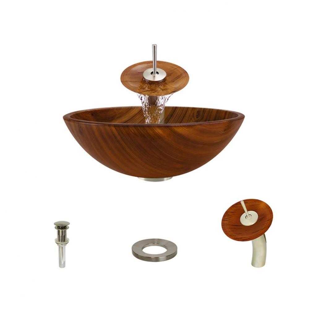 P826-BN Bathroom Waterfall Faucet