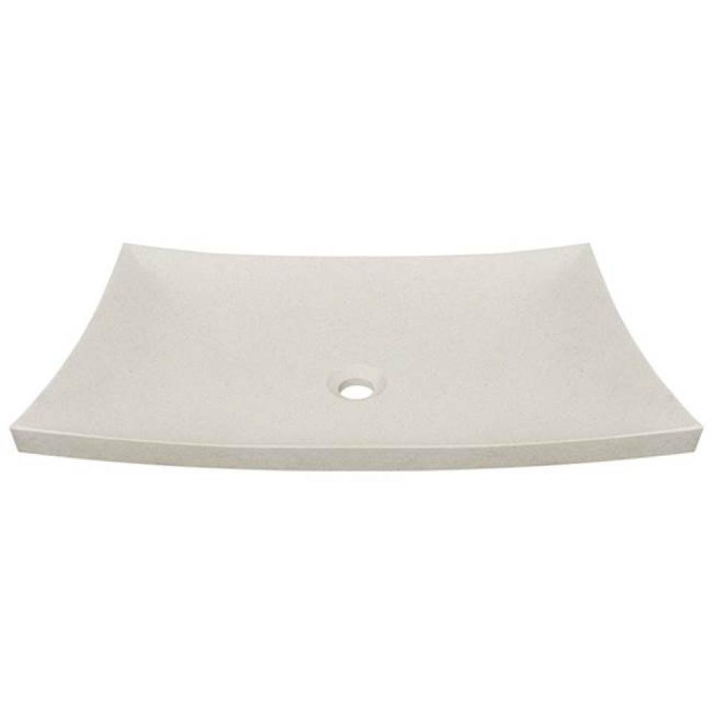 Cream Pinta Compound Marble Vessel