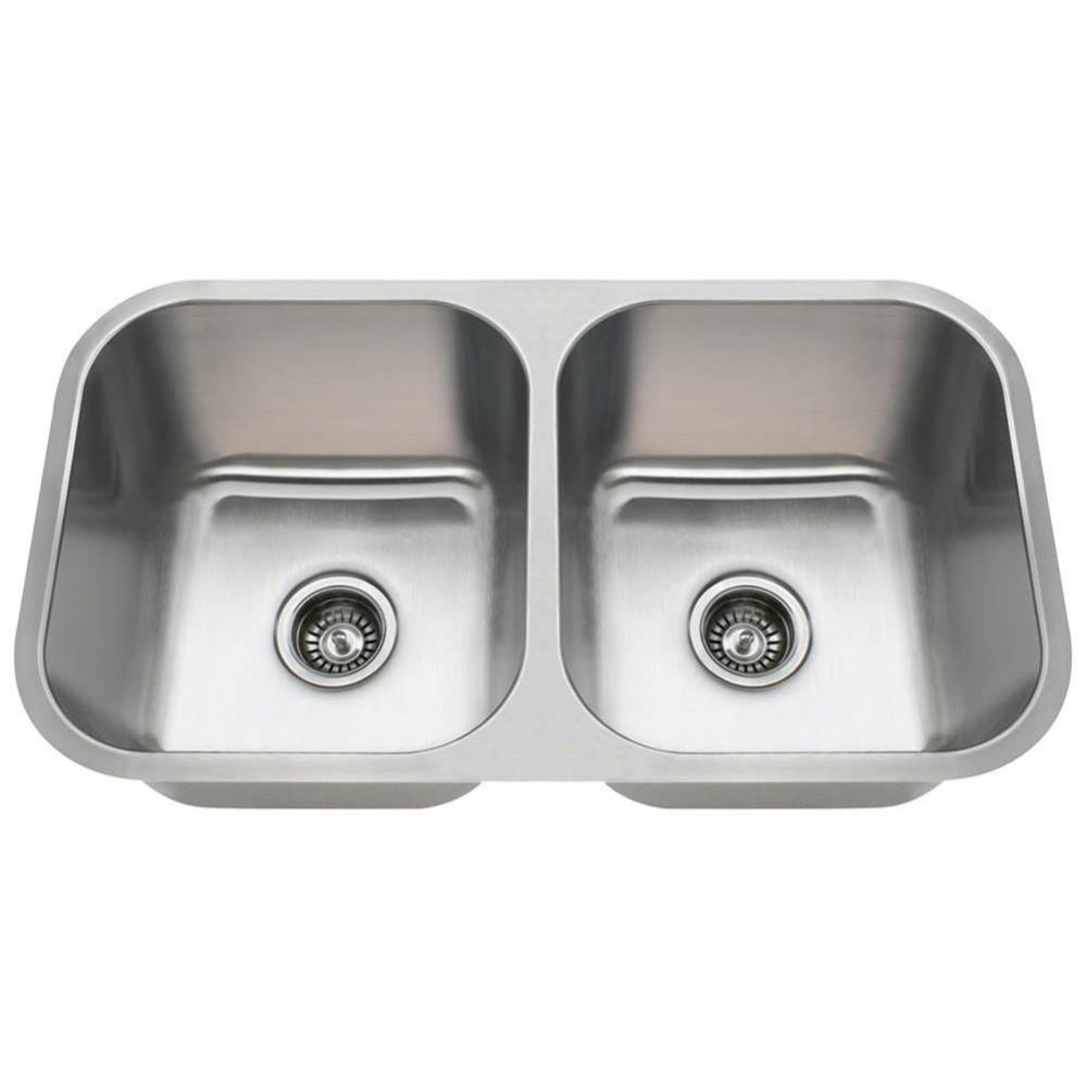Double Bowl Undermount Stainless Steel
