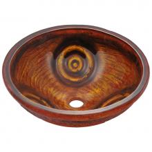 Polaris Sinks P016 - Painted Glass Vessel