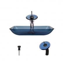 Polaris Sinks P046 AQ-ABR - P046 Aqua-ABR Bathroom Waterfall Faucet