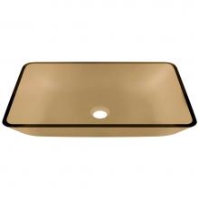 Polaris Sinks P046T - Colored Glass Vessel Bathroom
