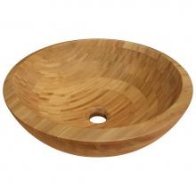 Polaris Sinks P098 - Bamboo Vessel Bathroom