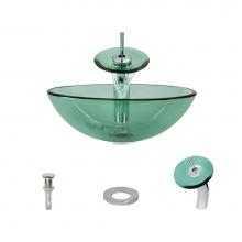 Polaris Sinks P106 E-C - P106 Emerald-C Bathroom Waterfall Faucet