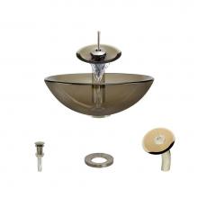 Polaris Sinks P106 Tau-BN - P106 Taupe-BN Bathroom Waterfall Faucet