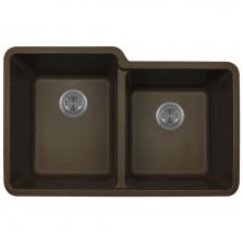 Polaris Sinks P108M - Double Offset Bowl AstraGranite