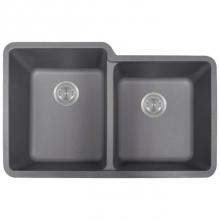 Polaris Sinks P108S - Double Offset Bowl AstraGranite