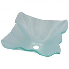Polaris Sinks P116 - Frosted Glass Vessel
