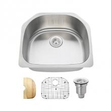 Polaris Sinks P1242-16-ENS - The Polaris P1242 16 Gauge Kitchen