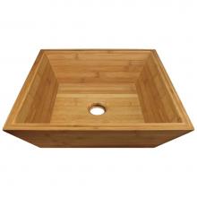Polaris Sinks P198 - Bamboo Vessel Bathroom