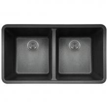 Polaris Sinks P208BL - Double Equal Bowl AstraGranite Kitchen