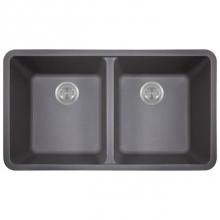 Polaris Sinks P208S - Double Equal Bowl AstraGranite Kitchen