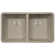 Polaris Sinks P208ST - Double Equal Bowl AstraGranite Kitchen