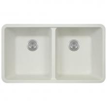 Polaris Sinks P208W - Double Equal Bowl AstraGranite Kitchen