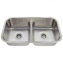 Polaris Sinks P215-16 - Half Divide Stainless Steel Kitchen