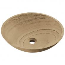 Polaris Sinks P258 - Wood Sandstone Vessel