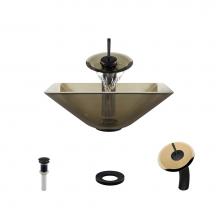 Polaris Sinks P306 Tau-ABR - P306 Taupe-ABR Bathroom Waterfall Faucet