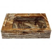 Polaris Sinks P468 - Golden Silk Onyx Vessel