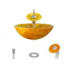 Polaris Sinks P506-C - P506-C Bathroom Waterfall Faucet