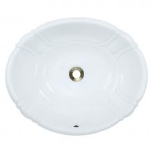 Polaris Sinks P5181OW - Vessel / Drop-In Porcelain