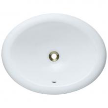 Polaris Sinks P7191OW - Overmount Porcelain Vanity