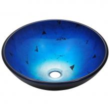 Polaris Sinks P806 - Foil Undertone Glass Vessel