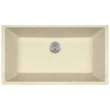 Polaris Sinks P848BE - Large Single Bowl Undermount AstraGranite Kitchen