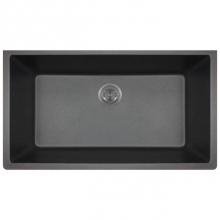 Polaris Sinks P848BL - Large Single Bowl Undermount AstraGranite Kitchen