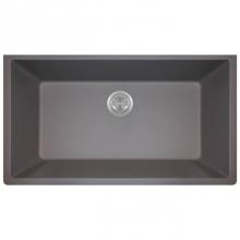 Polaris Sinks P848S - Large Single Bowl Undermount AstraGranite Kitchen