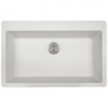 Polaris Sinks P848TW - Large Single Bowl Topmount AstraGranite