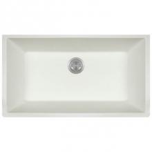 Polaris Sinks P848W - Large Single Bowl Undermount AstraGranite Kitchen