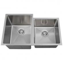 Polaris Sinks PL0213 - Undermount Offset  3/4'' Radius