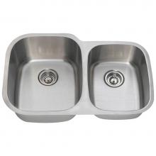 Polaris Sinks PL305-16 - Offset Stainless Steel